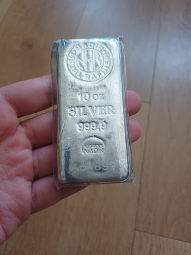 Nadir 10oz fine silver - nadir, bar