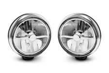 Cibie Oscar Spot Light Set Mini LED Black Chrome x 2 145mm 600 Lumen OEM Valeo