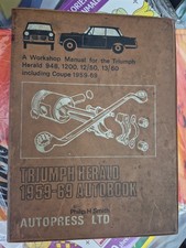 Autopress Workshop Manual Triumph Herald 1959 - 1968