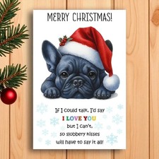 French Bulldog Christmas Card