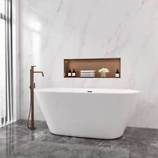 Modern Designer Bathroom Freestanding Double Ended Bath Bathtub 1500x700mm