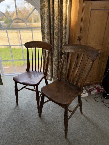 Pair 19th century windsor - a,