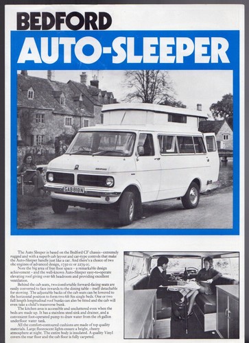 Bedford auto sleeper - bedford, auto-sleeper