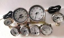 Smiths-52mm-Kit-Temp-Oil-Fuel-Oil Temp Gauge Volt +Amp Gauges +rpm+speedometer