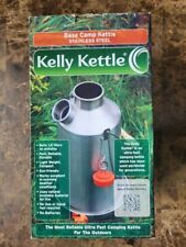 Kelly Kettle Base Camp Kettle 1.5 Liter Stainless Steel Excellent Condition