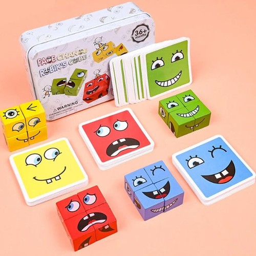 Face changing magic cube game - magic,