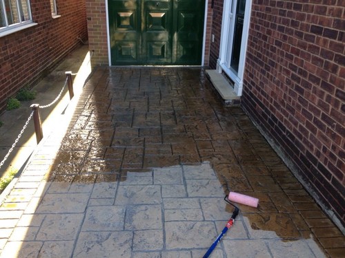 Anti slip pattern imprinted - anti,