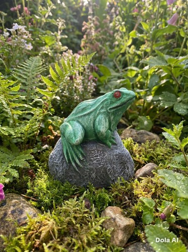 Small frog toad - small, stone