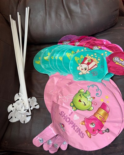 Ten shopkins balloons - ten,