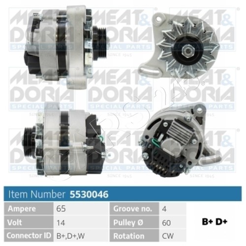 Alternator fits autobianchi - fits,