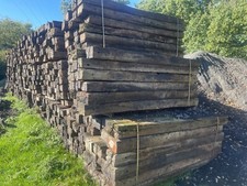 reclaimed oak sleepers full size 250x150x2.6 free delivery nationwide £19+vat