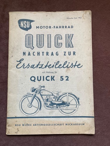 Nsu quick spare - quick, list