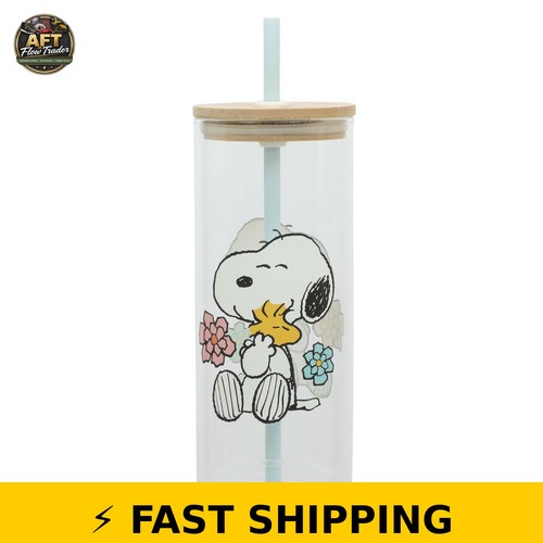 Peanuts snoopy 22oz - snoopy, glass