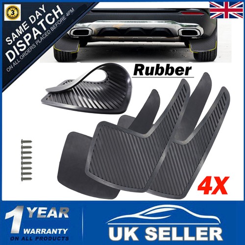 Universal rubber car splash - 4x,