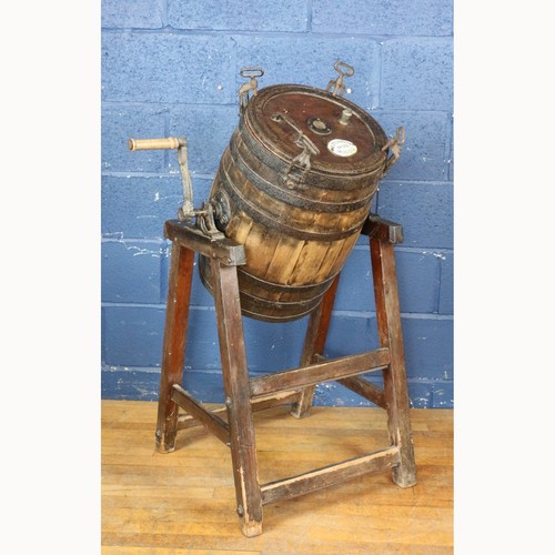 Early c20th oak butter - early,