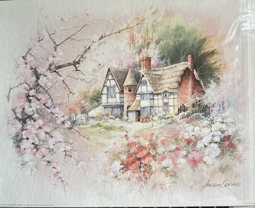 Country cottage art - country,