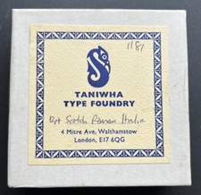 Letterpress Type - 12pt Scotch