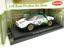 Kyosho 1/18 - Lancia Stratos HF Alitalia Rally Monte Carlo 1975