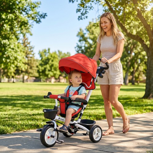 Baby push tricycle for - in,