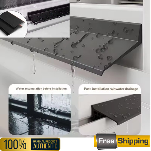 Window water blocking bar - window,