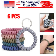 6 Pcs Wristlet Keychain