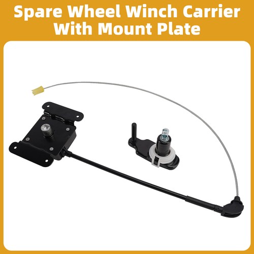 Spare wheel winch carrier with - wheel,