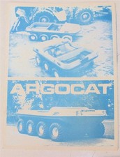 CRAYFORD ARGOCAT ATV Commercial Vehicles Press Pack Information c1970