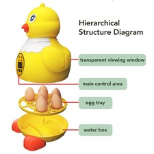 Automatic Egg Incubator Automatic Temperature Control Incubator For Chickens NEW