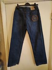 Authentic Henri Lloyd Stone Wash Blue Jeans Boot Cut Size 32R