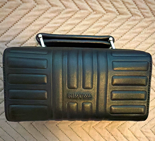 Rimowa black leather cross - rimowa,