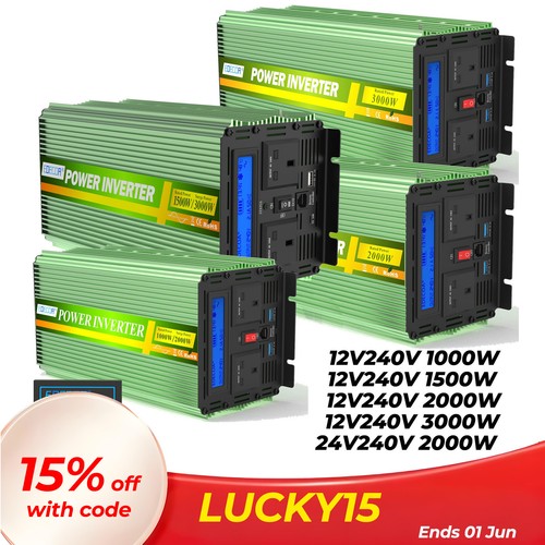 Inverter 12v 24v 240v power - 12v/24v,
