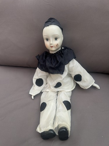 Vintage pierrot porcelain - pierrot,