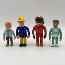 Fireman Sam & Friends Action Figures Set - Sam, Penny, Tom & Norman b5