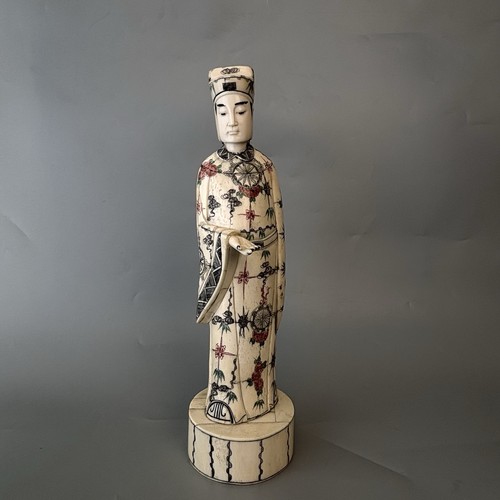 Chinese bone figure sculpture - chinese,