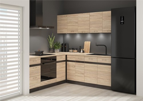 Corner kitchen cabinet set - corner,