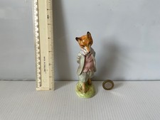 RARE VINTAGE BESWICK BEATRIX POTTER  FOXY WHISKERED GENTLEMAN GOLD BACK STAMP