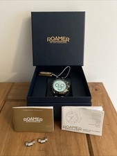 Roamer Men's Watch Monza 100 Quartz Blue Dial Stainless Steel