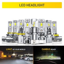 AUXITO 2x H1/H4/H7/H11/9005/HB3 LED Bulbs Headlight 60W 30000LM 6500K White UK