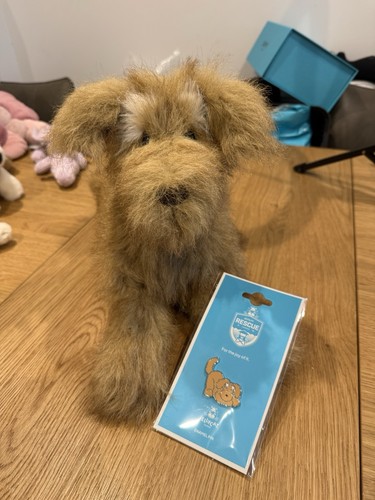 Jellycat scruffles rescue dog - scruffles,