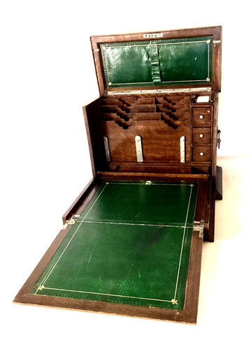 Antique oak stationery - antique,