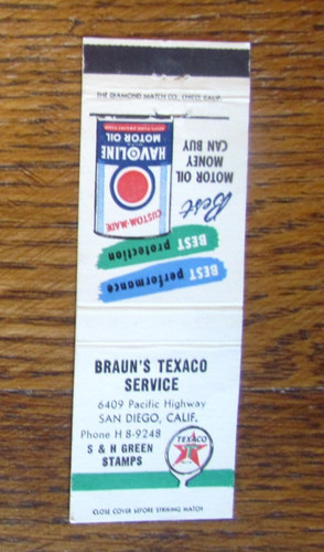 Braun texaco gas station - braun's,