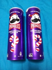 2 Tubes Of Pringles Santa's
