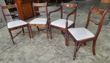 4 antique bar back Regency
