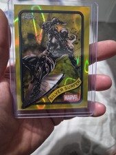 Topps Marvel 2025 Silver Surfer Yellow Lava Refractor Blaster Exclusive #134