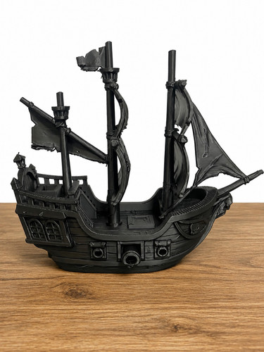Black pearl print - black, ship