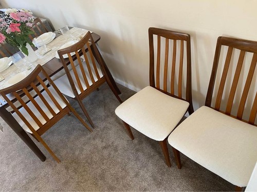 Vintage plan teak dining - g,