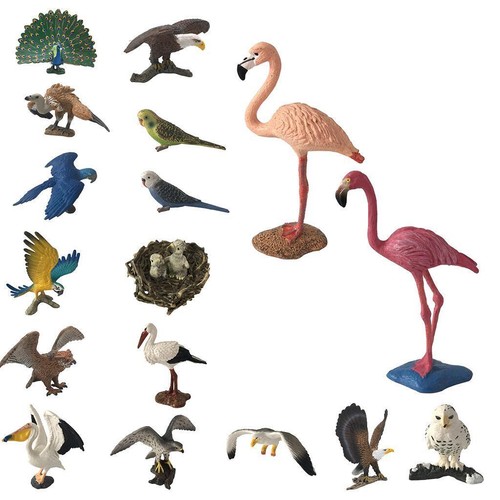 Different bird toy figurine - bird,