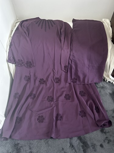 Elegant plum purple abaya - elegant, plum/purple