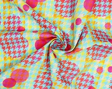 100% Cotton Dogtooth Fabric