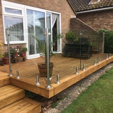 Clear Glass Balustrade Panels